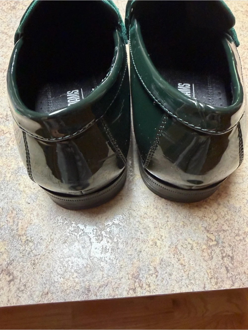 Stacy Adams 25686-300 Spratley Moc Toe Saddle Slip On Green Size 10M